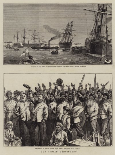 Notre Contingent Indien - William Edward Atkins